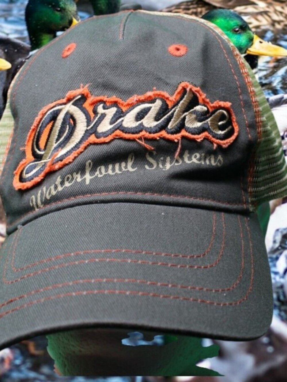 Drake Waterfowl Systems Mesh Stretch Med-Large Cap/Hat